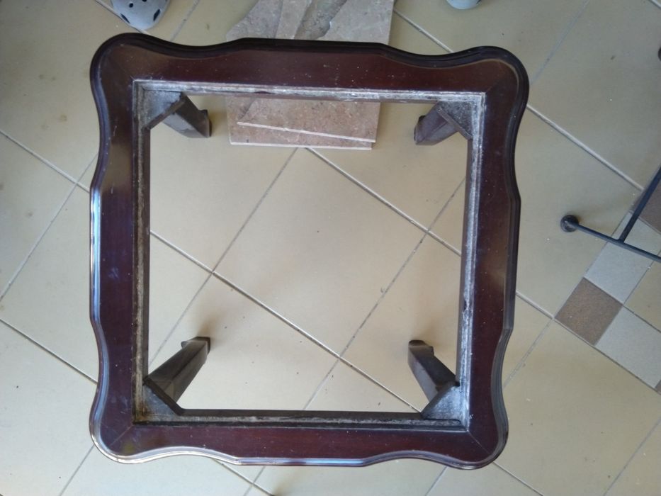 Mesa de apoio madeira maciça