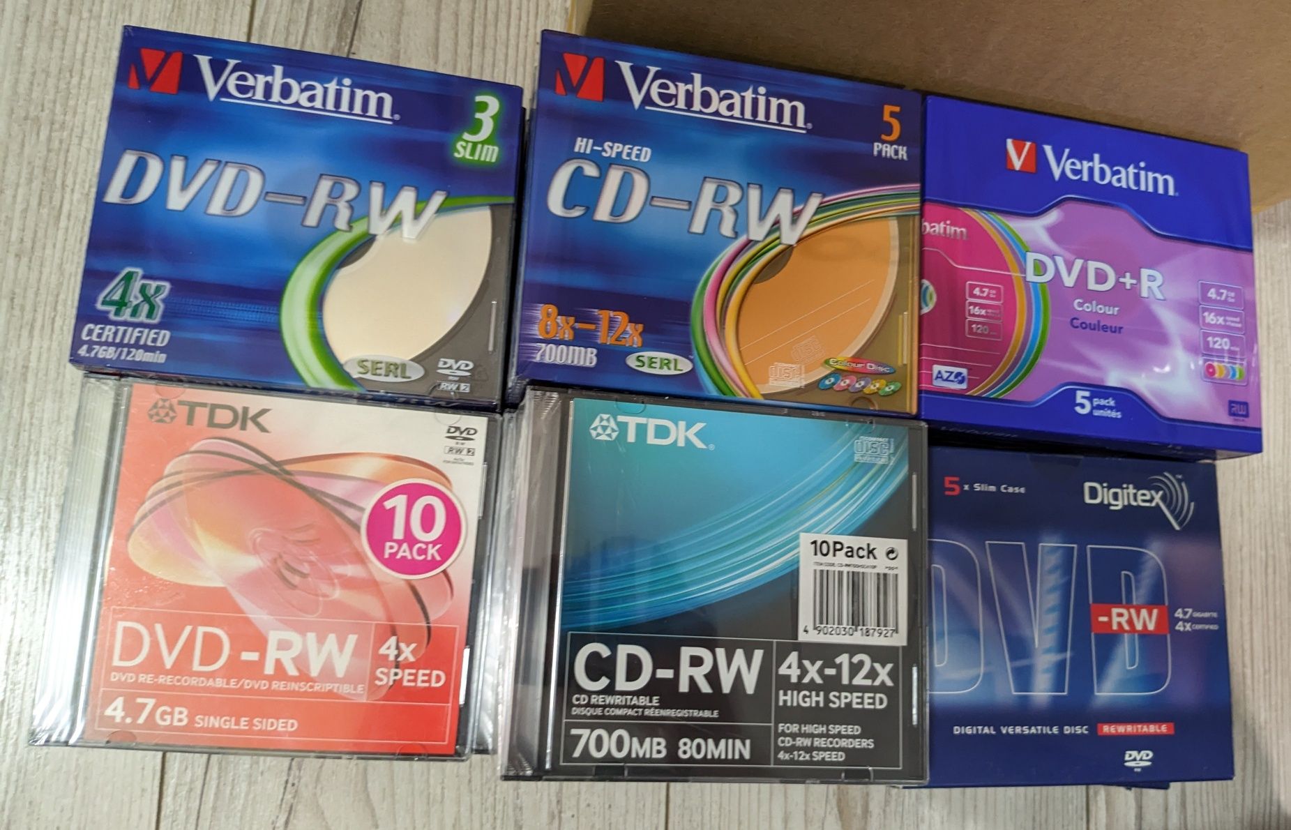 Диск, DVD-RW, CD-R, DVD-R, BLU-RAY нові!