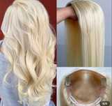 Wlosy ludzkie Toper blond na clip in