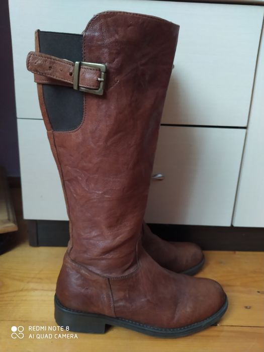 Чоботи осінні 36 шкіра