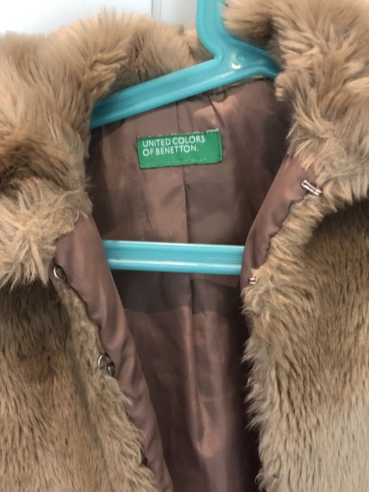 Casaco de pelo Benetton 4 anos como novo