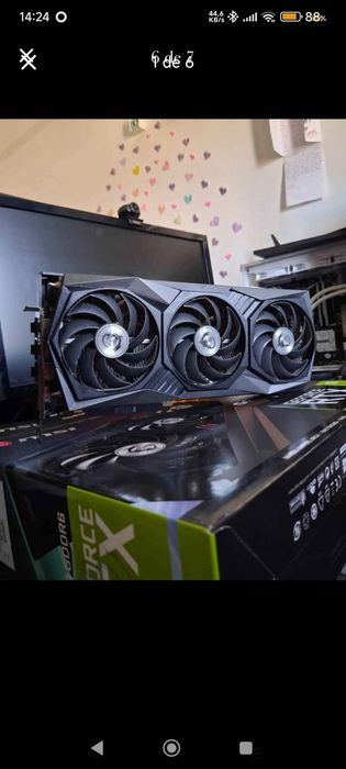 Placa de video RTX 3070 gaming X TRIO