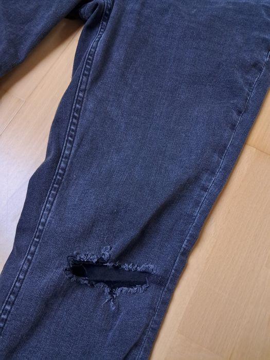 Spodnie ciążowe H&M M skinny ankle lenght high rib