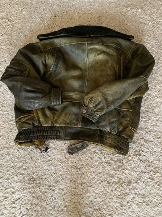 Вінтажна шкіряна куртка Harley Davidson