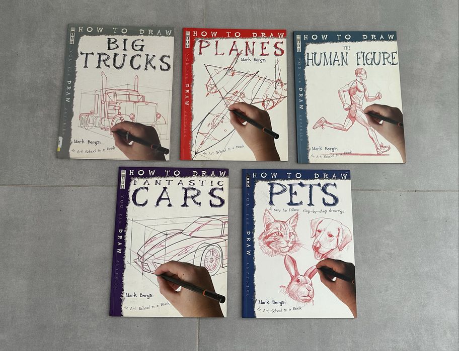 Zestaw do nauki rysowania ludzi zwierzat samochodow