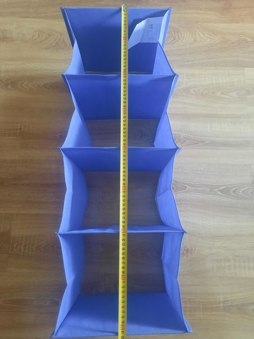 Organizer do szafy 30x30x83cm; 4 półki