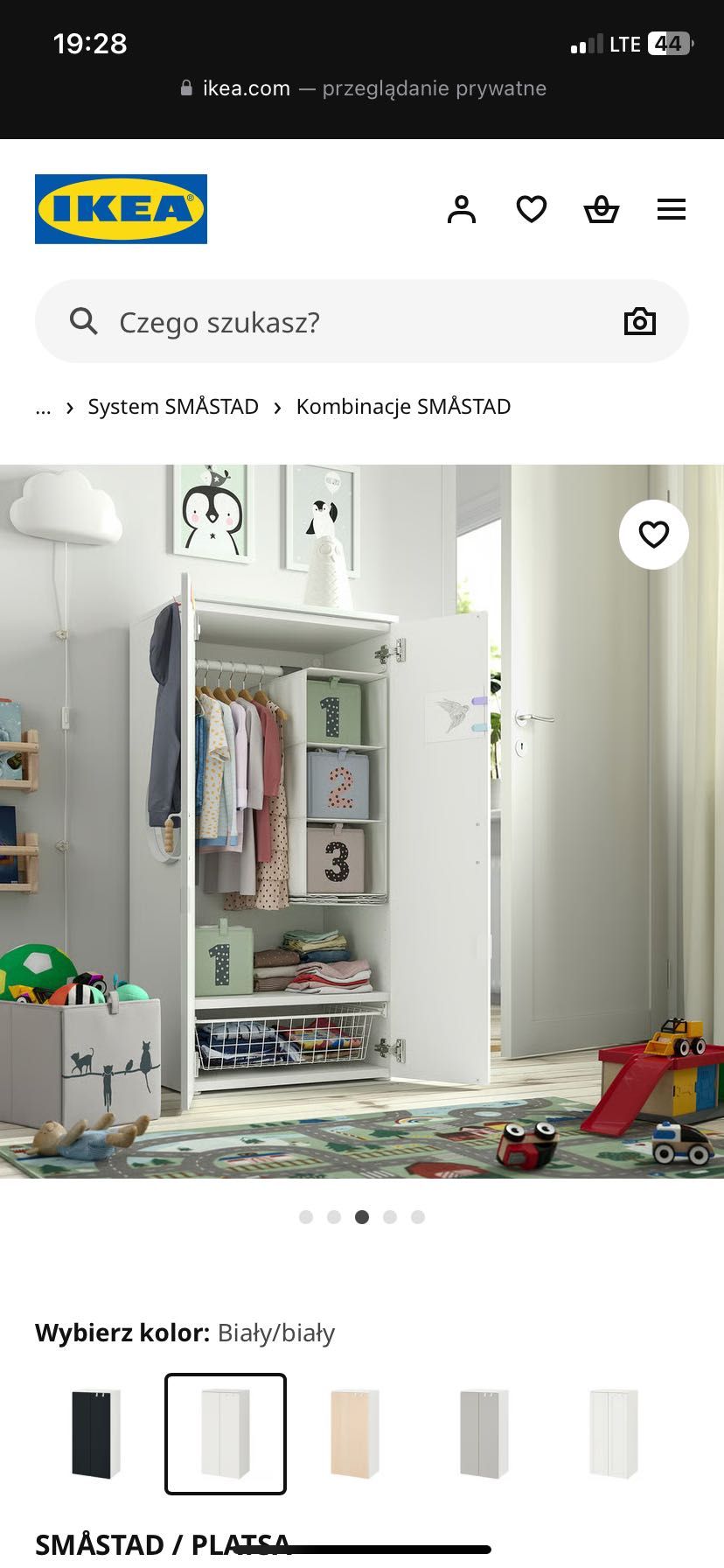 Szafa ikea Smastad - stan idealny