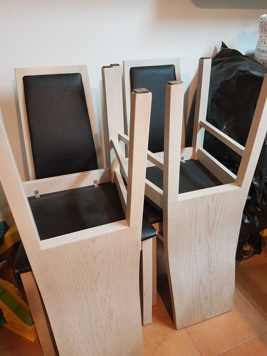 krzesła drewniane 4 szt .