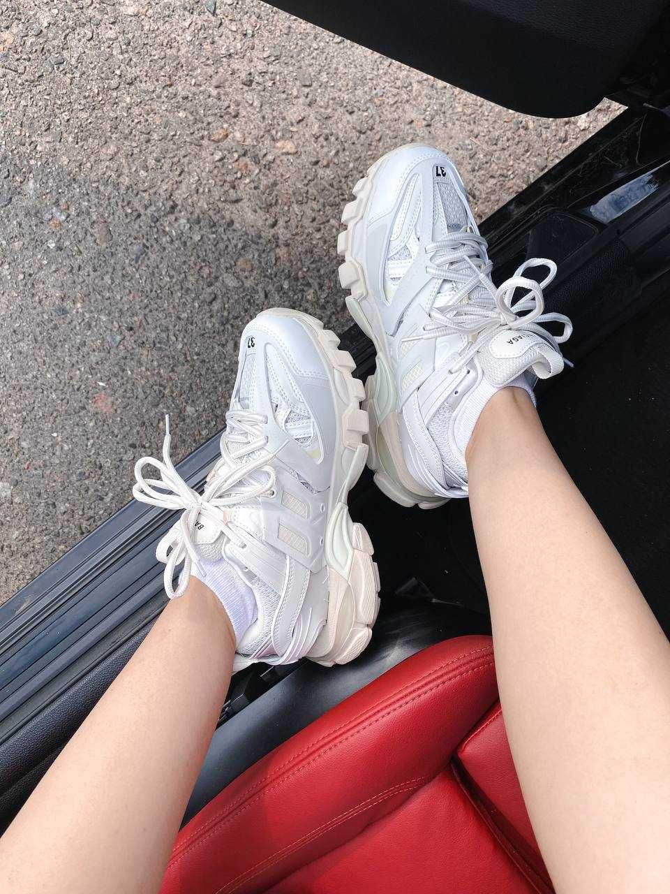 Жіночі кросівки Balenciaga Track білий  056 ТОП ЯКІСТЬ