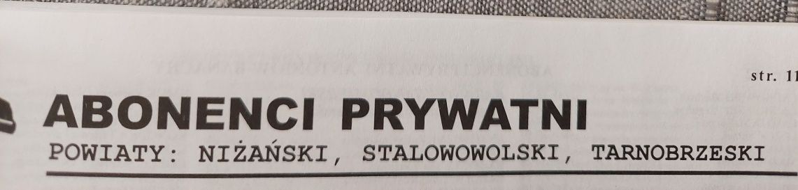 Książka telefoniczna Tarnobrzeg i okolice 2006