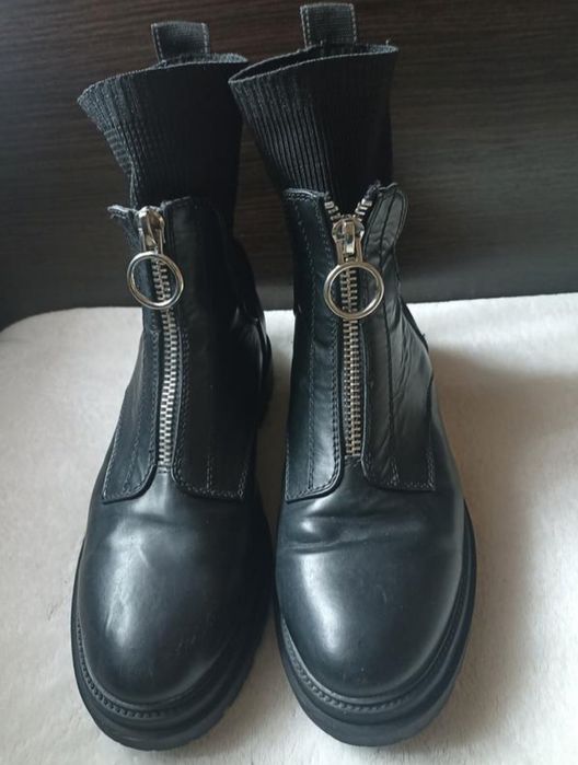 Натуральные кожаные ботинки Jane Klein.