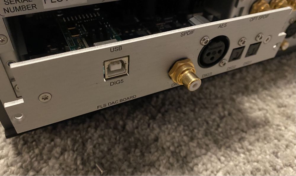 Audia Flight FLS1 przedwzmacniacz i karta DAC AKM 4497EQ USB Toslink