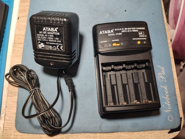 Зарядное устройство NiCd Abata оригинал AAA AA с блоком питания