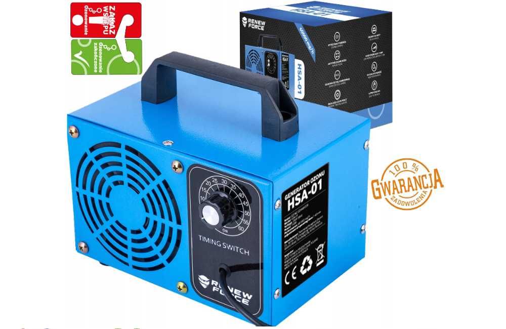 GENERATOR OZONU Ozonator Oczyszczacz do Powietrza 60 000 MG/H Mocny