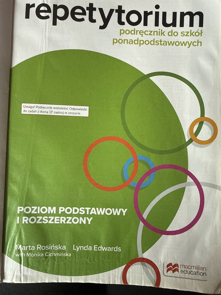 Repetytorium macmillan poziom podstawowy i rozszerzony