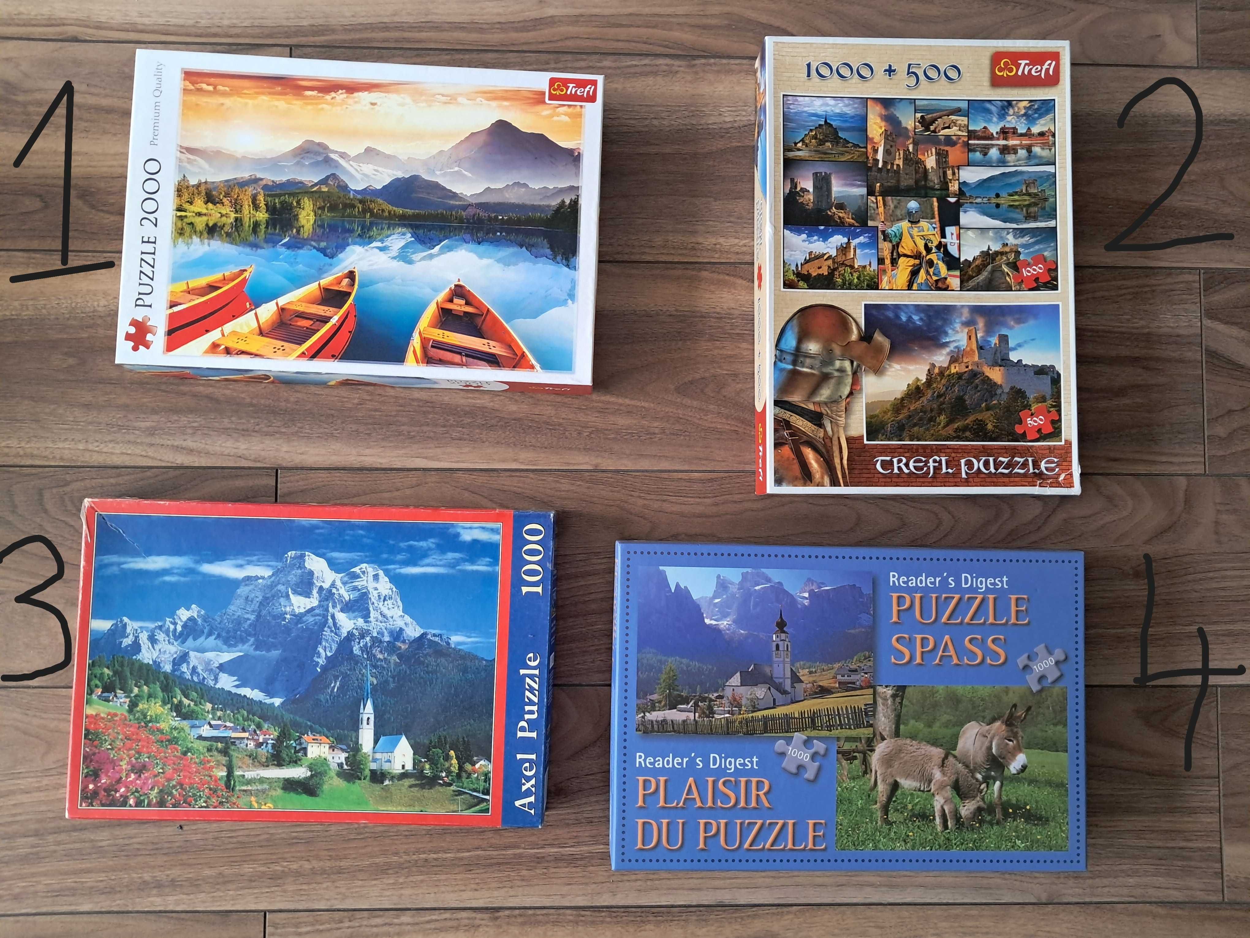 Puzzle Trefl różne