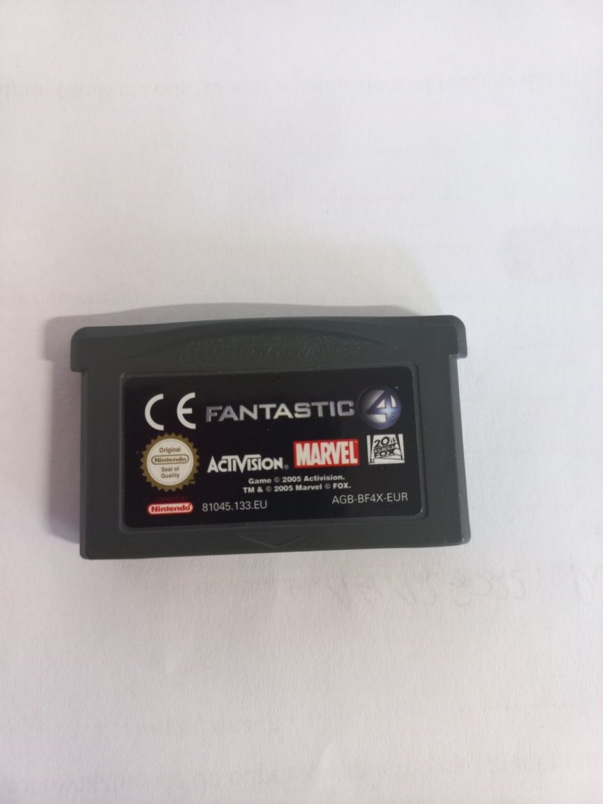 Gra Fantastic 4 na Game Boy advance