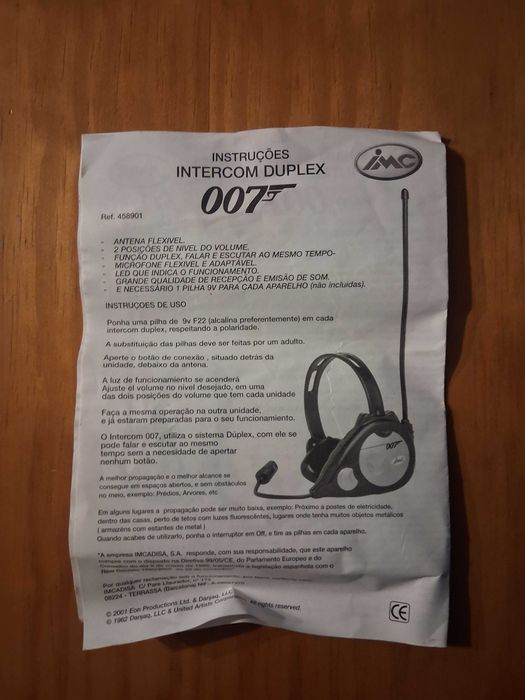 intercom duplex 007