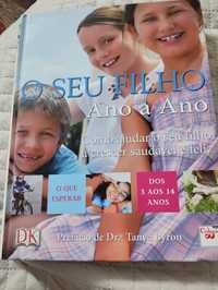 Livro " O seu filho ano a ano"  Dra. Tanya Byron