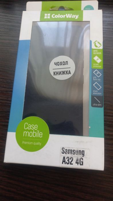 Чохол COLORWAY Elegant Book для Samsung Galaxy A32 4G Black (CW-CEBSGA