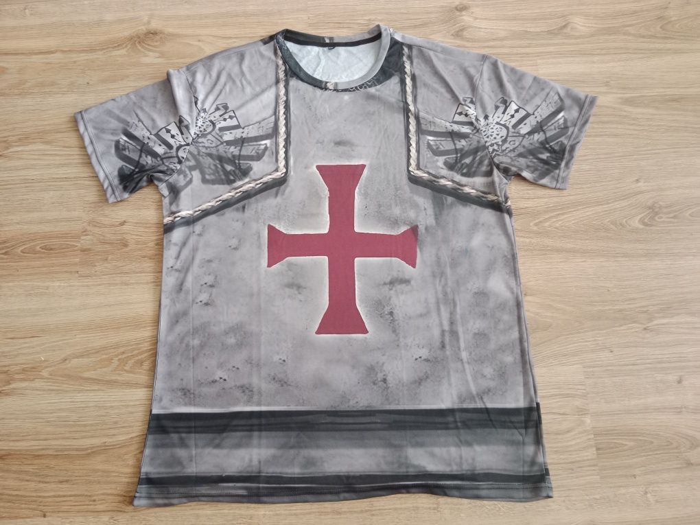 Koszulka t-shirt męski duży 6XL Templariusze