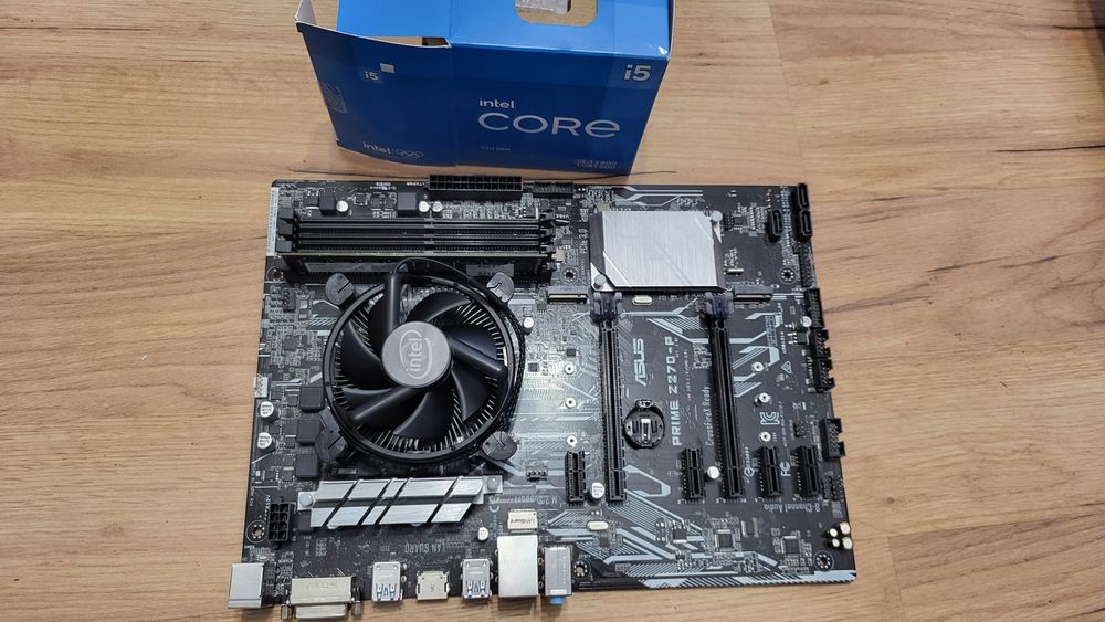 Płyta główna Asus Prime Z270-P + 4gb RAM DDR4 + chłodzenie Intel