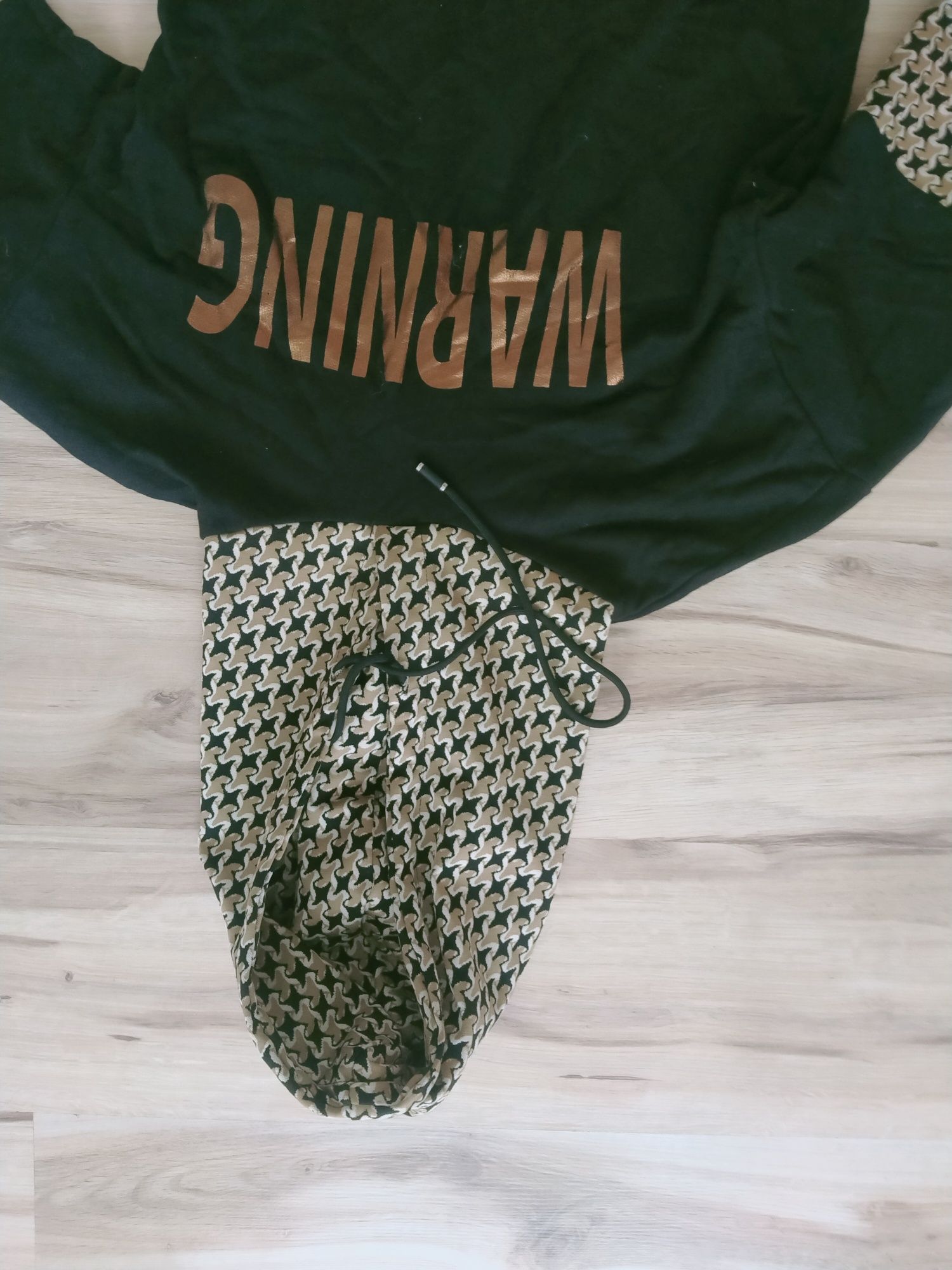 Bluza długa z kapturem damska M