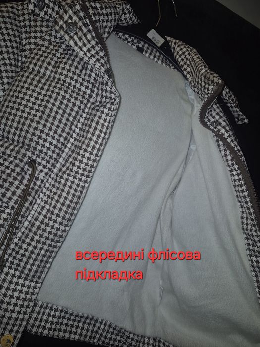 116-122 Куртка для дівчинки на теплу зиму