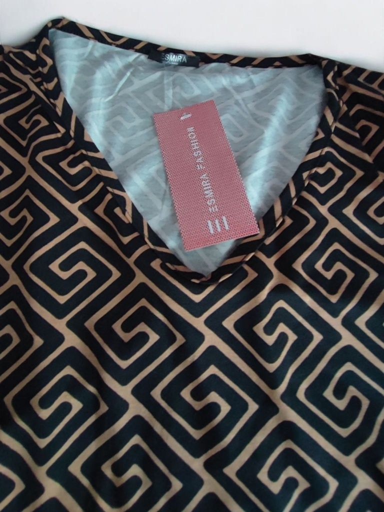 Idealna na lato bluzka/tunika damska rozmiar uniwersalny Plus Size