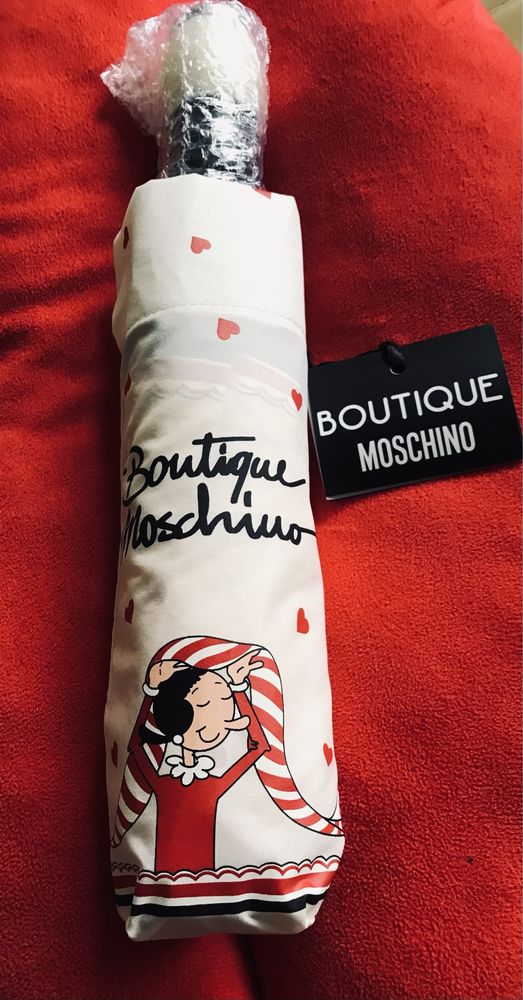 Parasol Moschino Boutique Olivia Scarves, mleczny