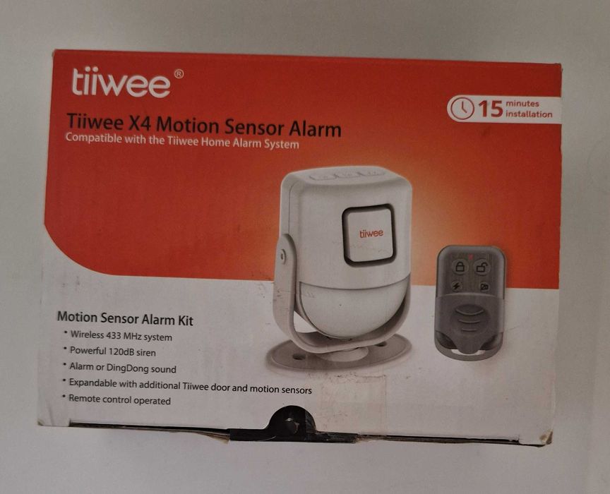 tiiwee X4 PIR czujnik ruchu, alarm z pilotem zdalnego sterowania