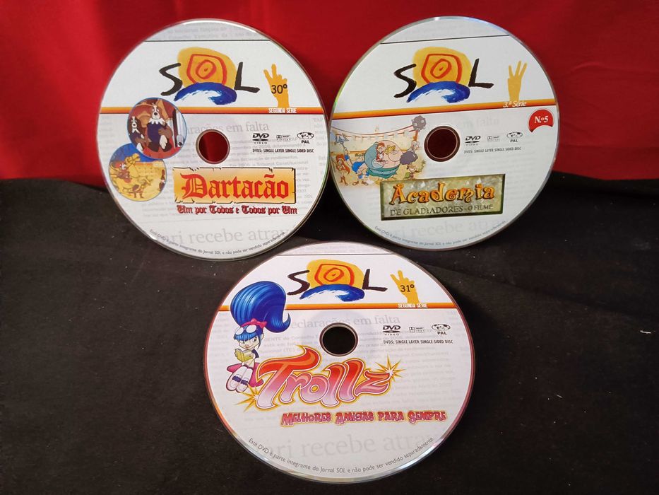 Filmes DVD coleção Sol 42 unidades