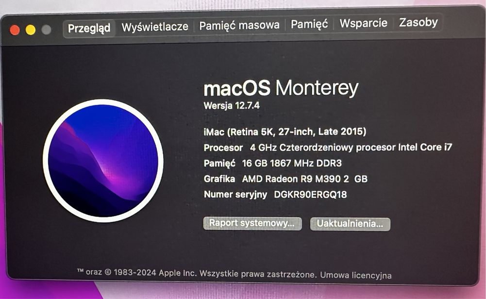 Apple iMac 27 5K Retina Intel Core i7 4Ghz 16 GB 1T