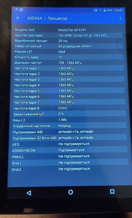 Планшет 8" майже не використовувався
