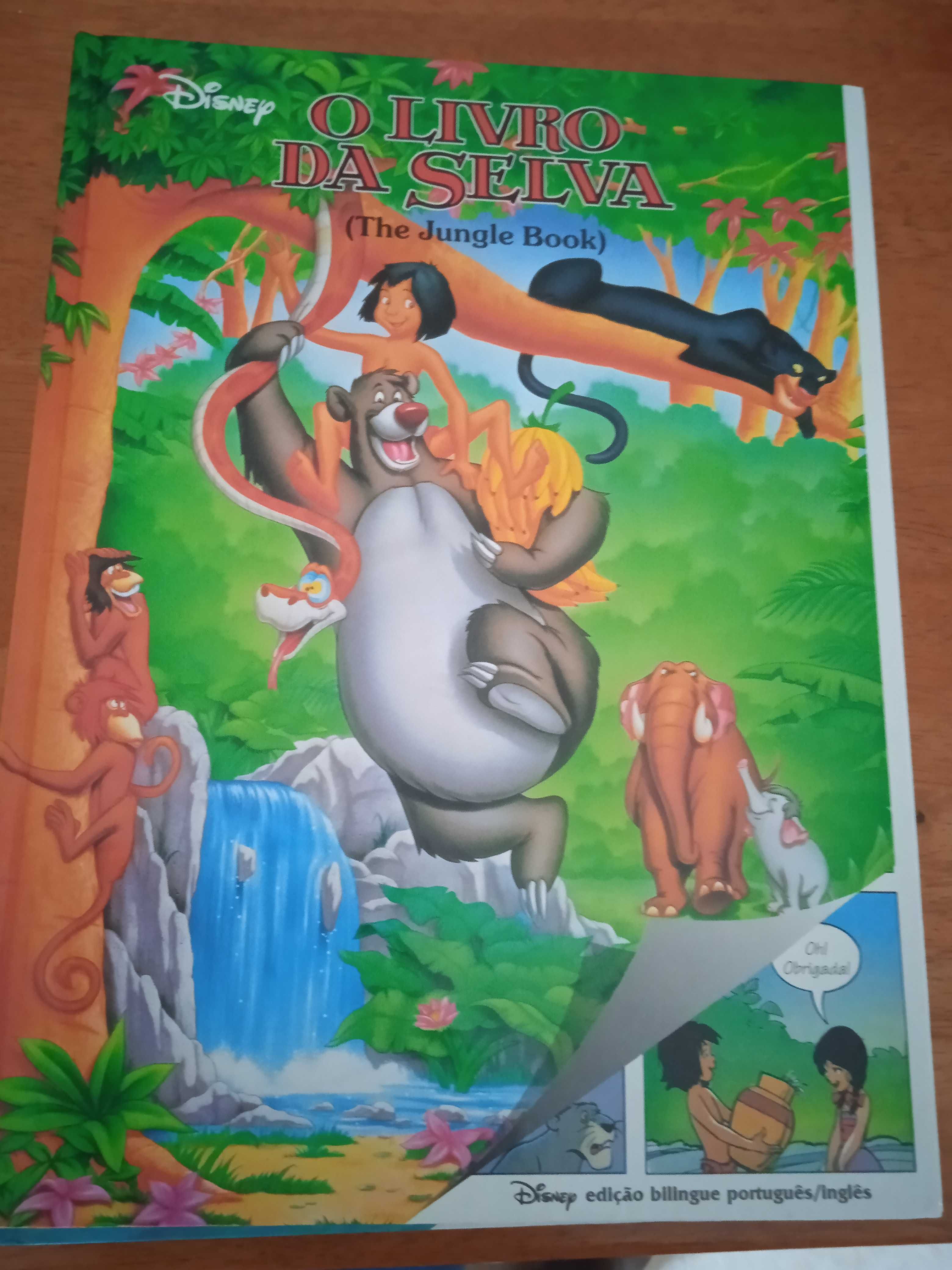Livros infantis banda desenhada português/inglês