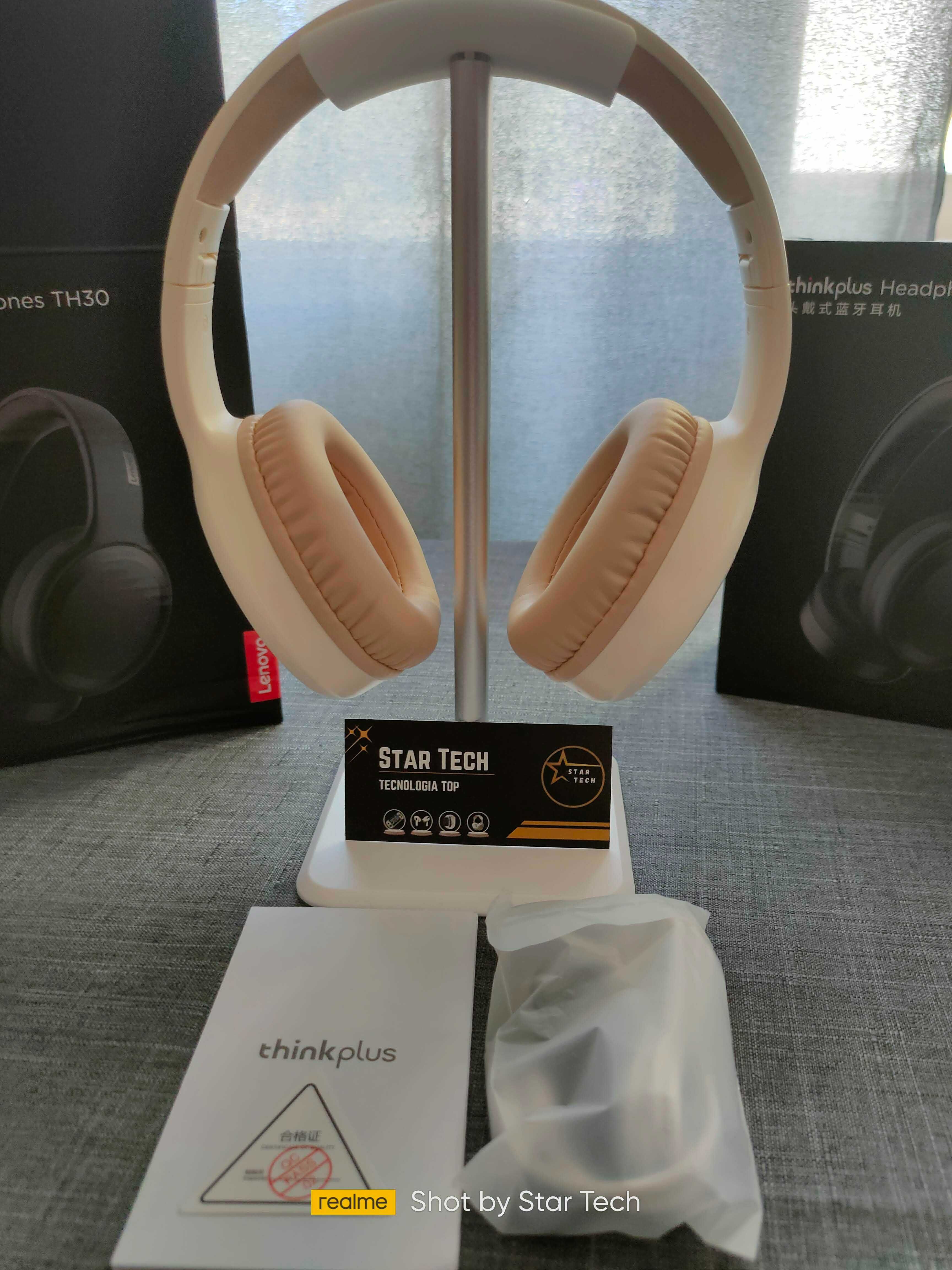 Headphones Lenovo ThinkPlus TH30 [PRETO|BRANCO|ROSA]