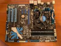 Asus P7P55D LE s1156 P55, PCI-Ex16)+проц I3-540 +6Gb +Athlon64 X2 4000