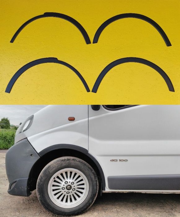 Накладки на арки на Opel Vivaro Renault Trafic Виваро Трафик 01-06р