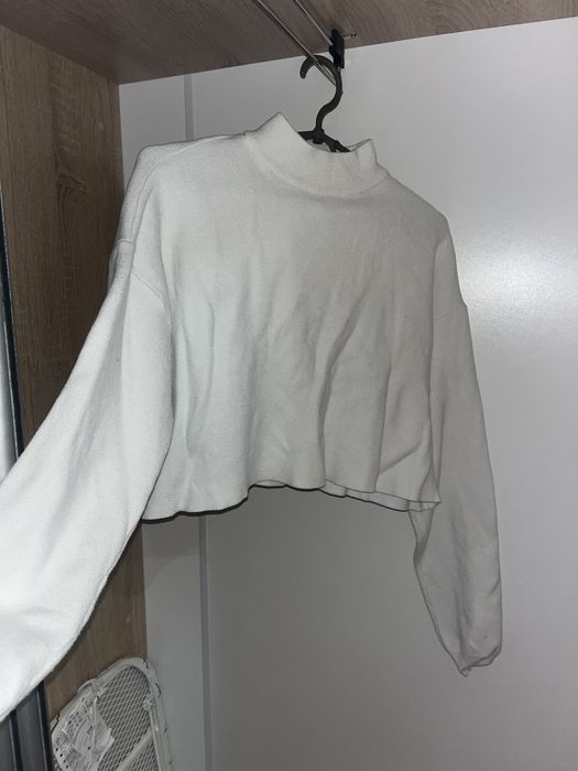 Светр білий оверсайз новий бершка
