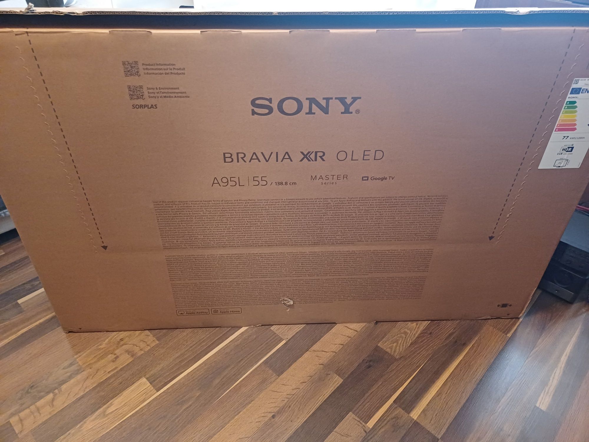 Телевізор Sony XR-83A80L, 77A80L, 65A80L, 55A80L, 48A90K, 42A90K