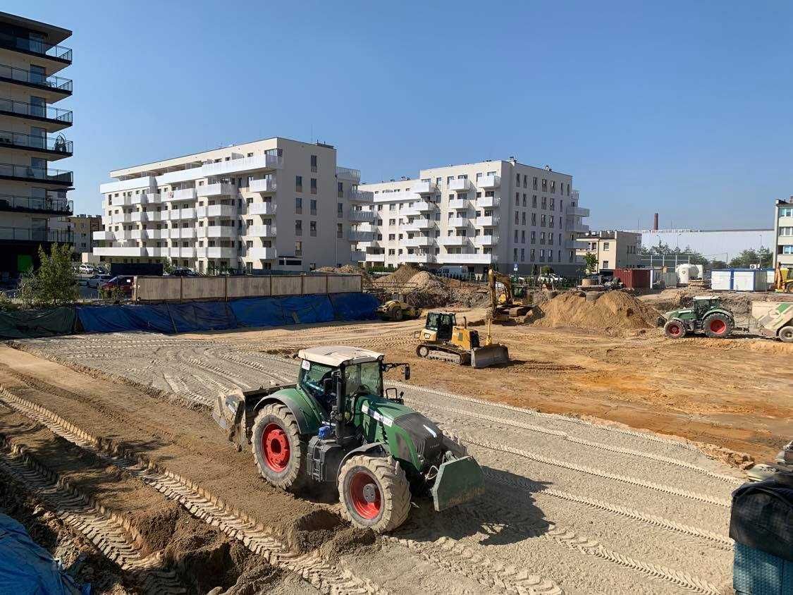 Stabilizacja Gruntu Stabilizator Recykler Roboty Ziemne Koparka Usługi