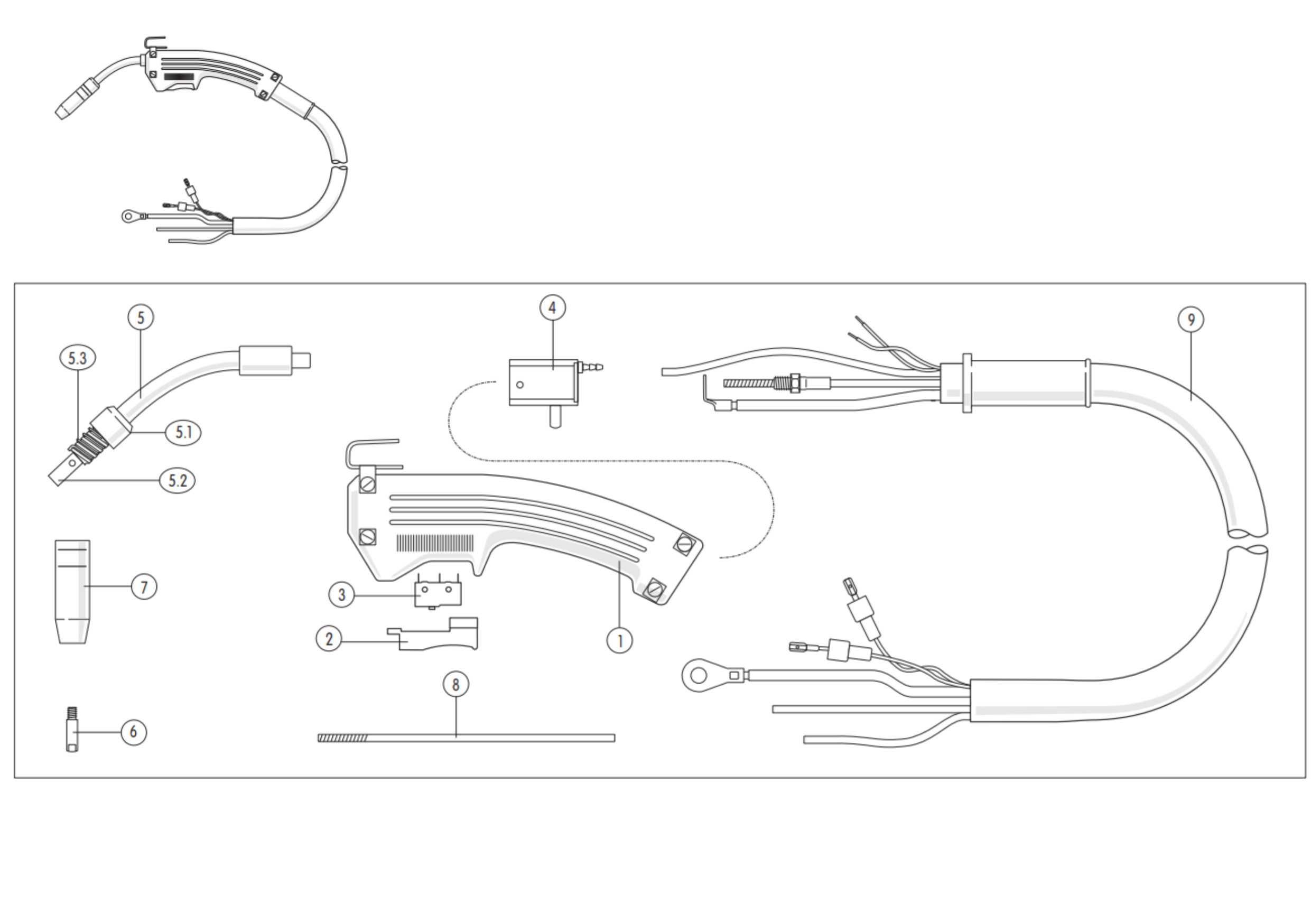 Uchwyt spawalniczy Einhell Telwin MB 14  TW 14  do spawarki MIGOMAT