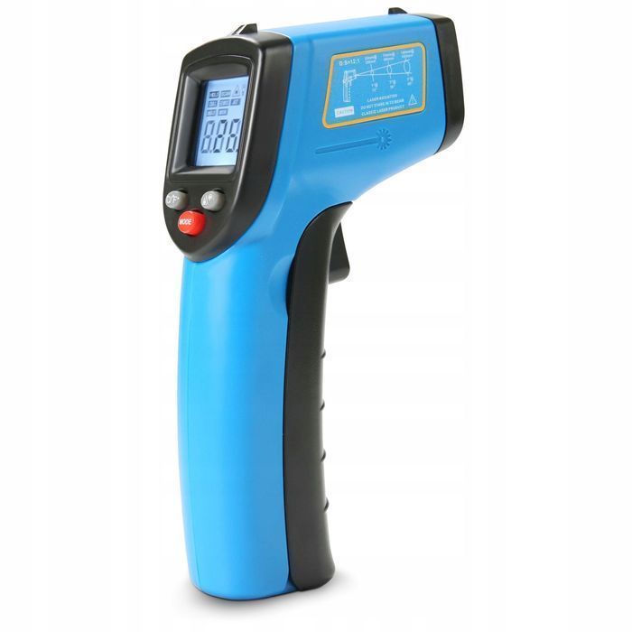 Pirometr Laserowy Bezdotykowy -50+400C Emisyjność