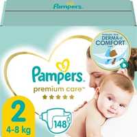 Підгузки памперси Pampers premium care 2 р 148 шт