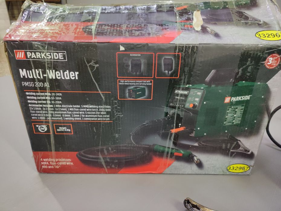 Инвертор сварочный PARKSIDE PMSG 200 А1 MMA/MIG/TIG/MAG