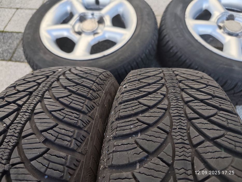 Koła Alu 14"Ford 4x108 Fiesta Ka Escort. + Opony zima Fulda 175/55 14