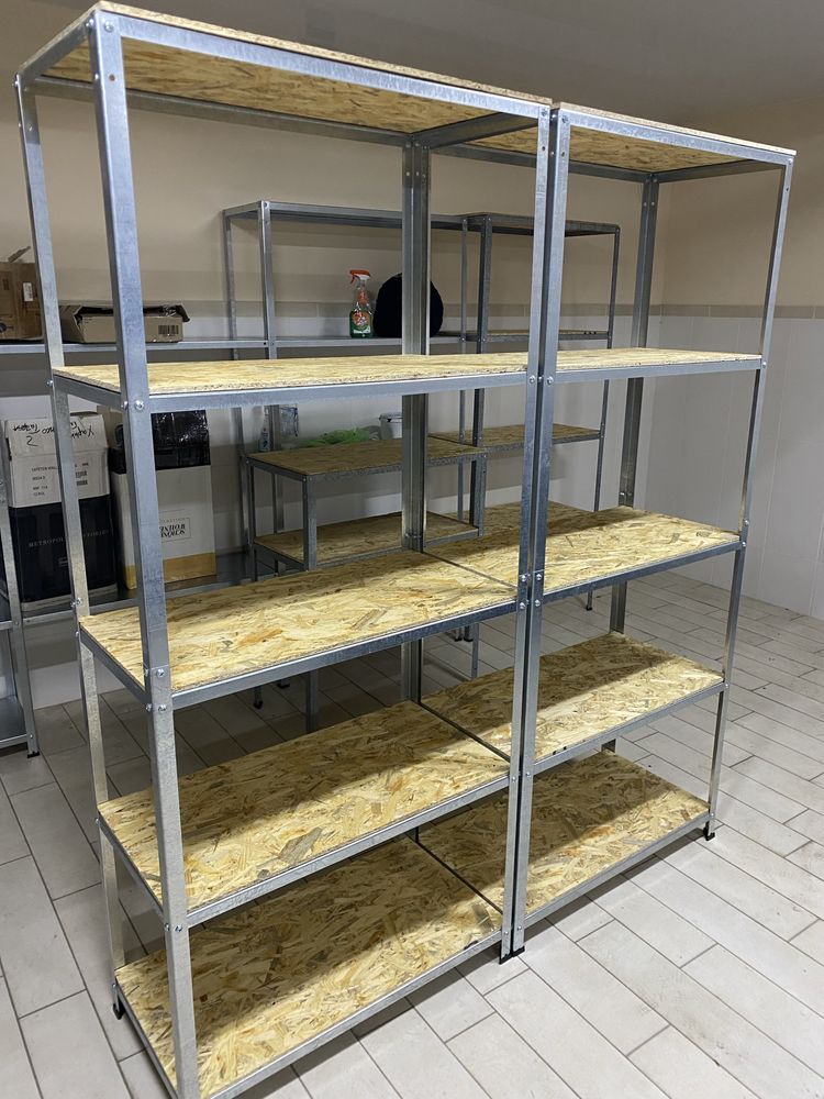Стелаж в підвал  СТО гараж склад магазин балкон полички кладова