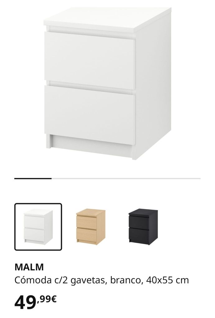 Cama de solteiro Malm IKEA possibilidade de entrega