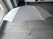 Biały Parasol Biała Parasolka Ślub Duży XXL