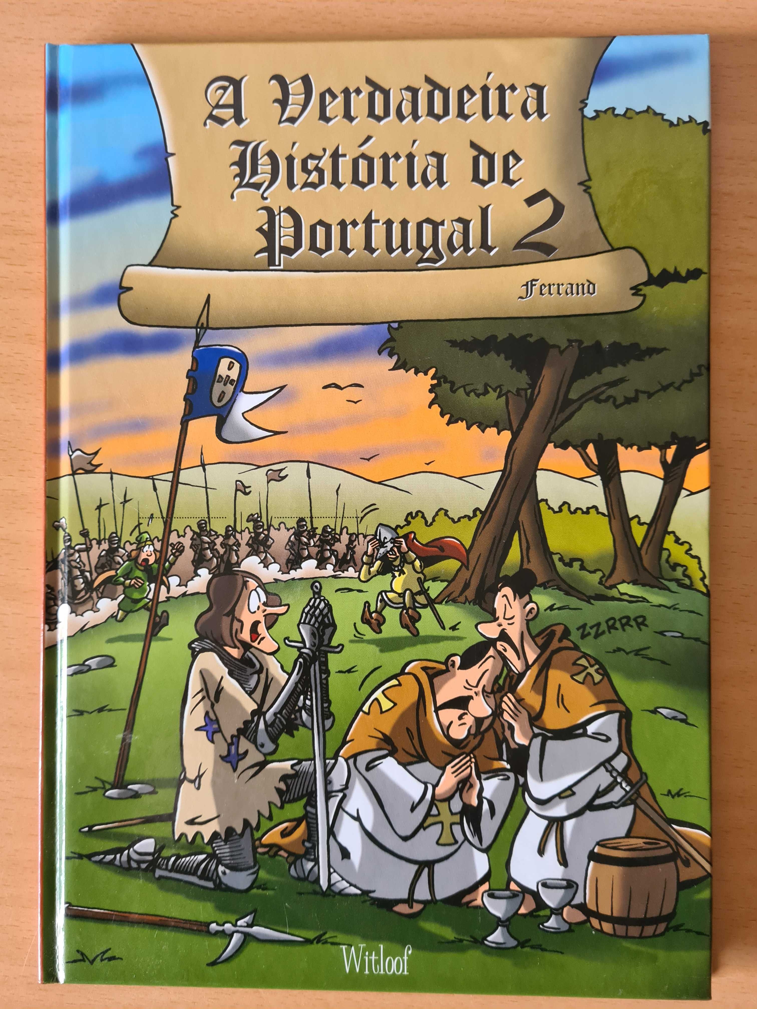 Álbum de BD "A Verdadeira História de Portugal 2", de Ferrand